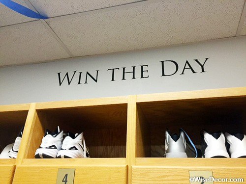 Win The Day Wall Decal